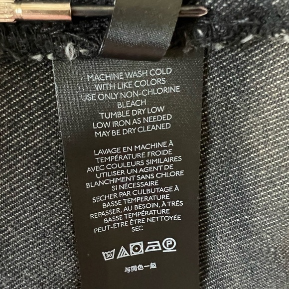 NWT Free People East Of Eden Denim Mini Skirt Women's 24 Belted Paperbag… - Picture 7 of 12